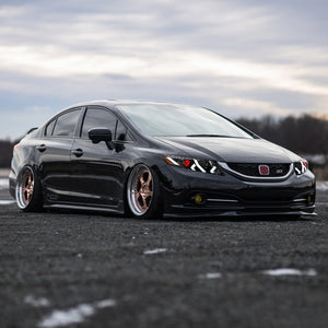 TT-ABC Demon Eye Headlights for 2012-2015 Honda Civic 9th Gen Projector Front Lamp Assembly-TT-ABC-TT-ABC