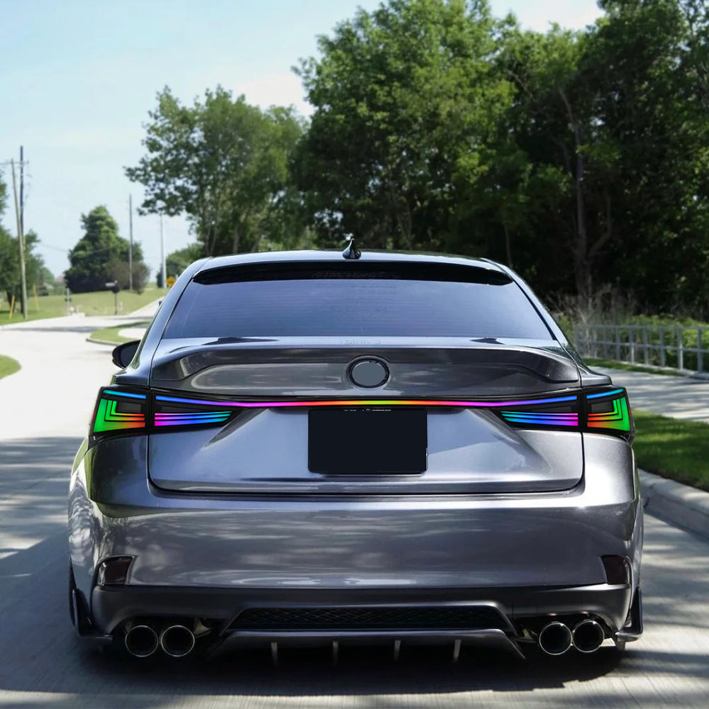 TT-ABC RGB Tail Light For 2014-2020 Lexus IS250 IS300 IS350 IS200t Rea