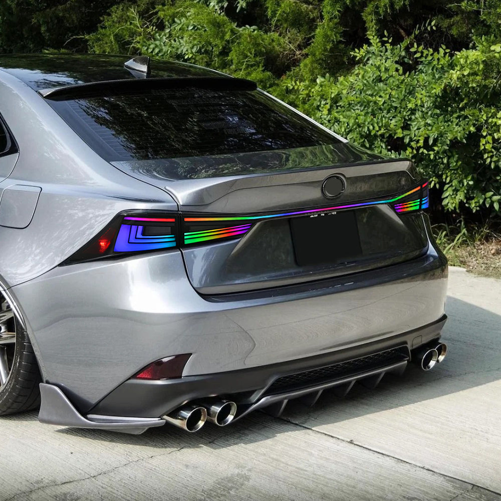 TT-ABC RGB Tail Light For 2014-2020 Lexus IS250 IS300 IS350 IS200t Rea
