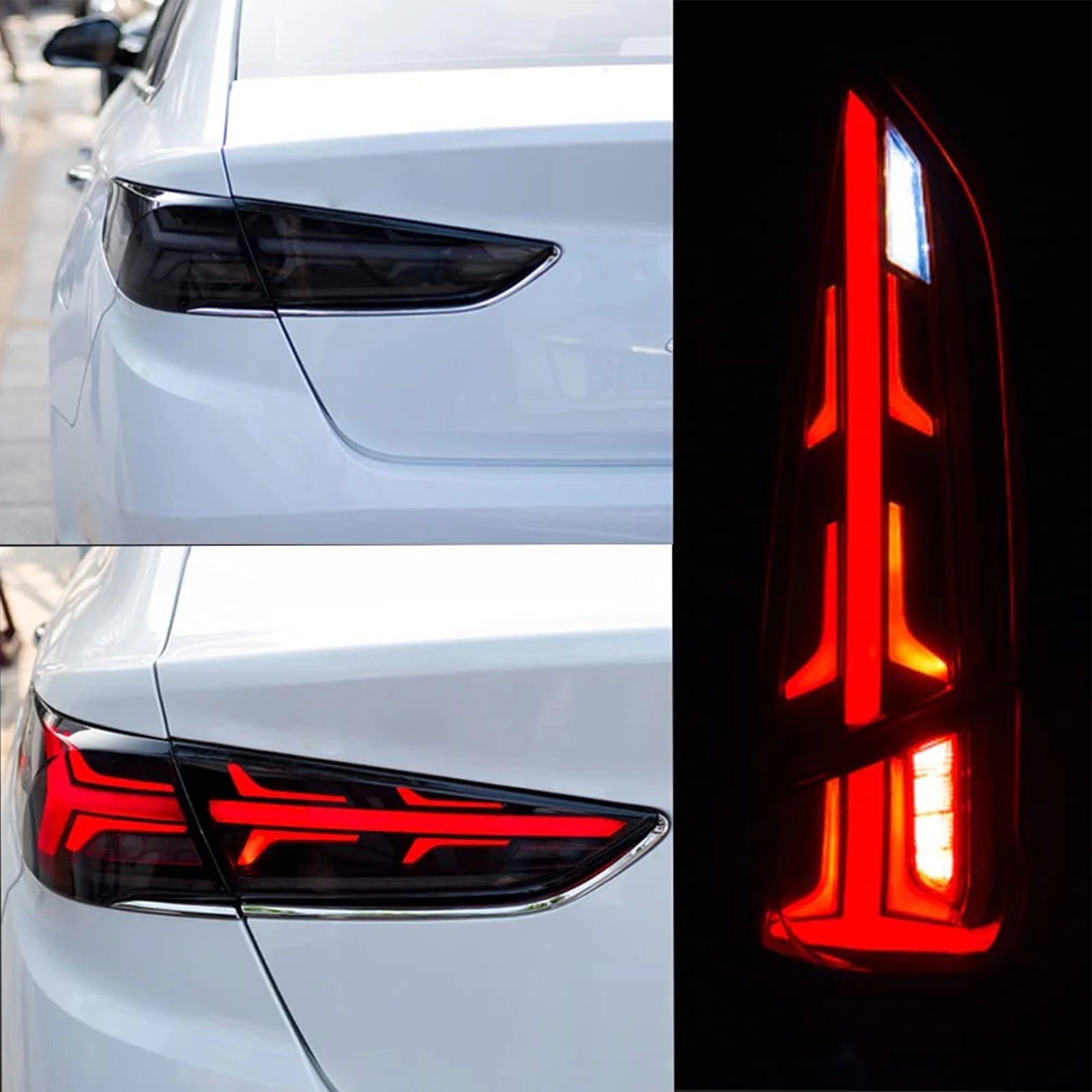 TT-ABC LED Tail Lights For 2018 2019 Hyundai Sonata Start-up Animation DRL Sequential Indicator Rear Lamp Assembly-Hyundai-TT-ABC