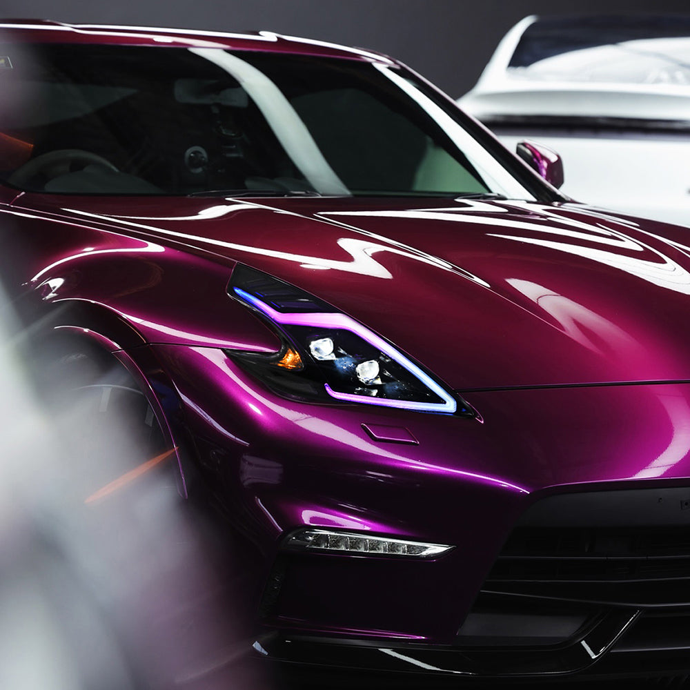 TT-ABC RGB ヘッドライト 2008-2020 日産 370z フェアレディ Z34 用