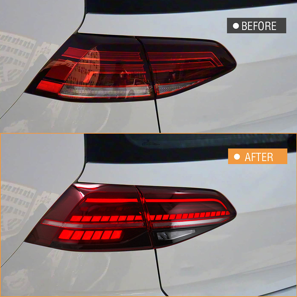 TT-ABC Tail Lights for 2014-2020 Golf 7.5 MK7 MK7.5 (Not for GTI/R)