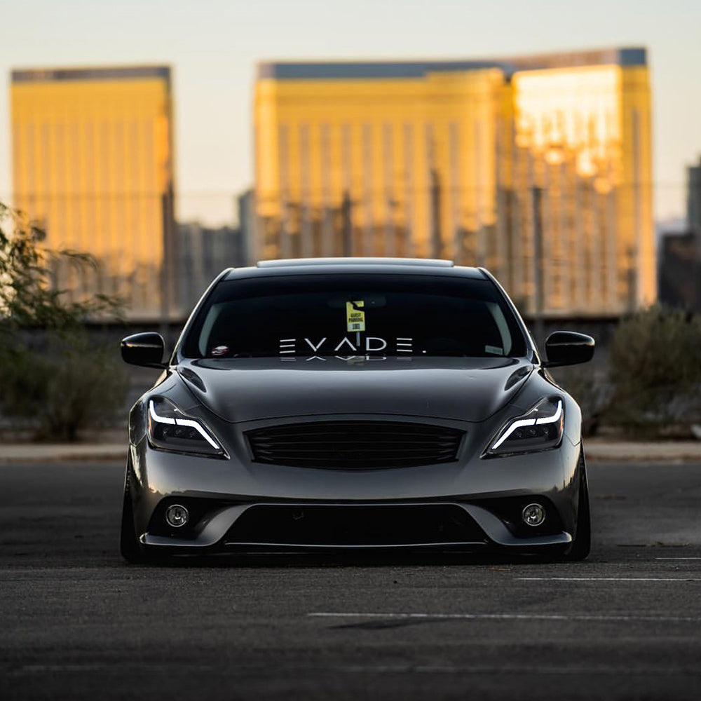 TT-ABC LED ヘッドライト (2008-2015 インフィニティ G37 / Q60 クーペ