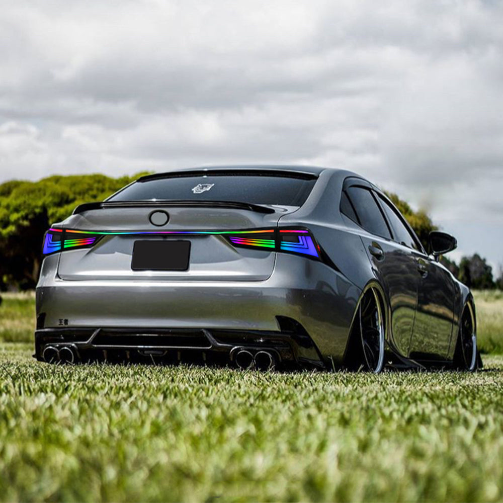 TT-ABC RGB Tail Light For 2014-2020 Lexus IS250 IS300 IS350 IS200t Rea