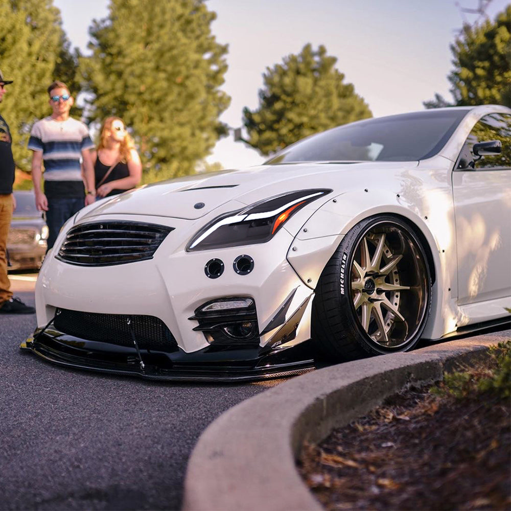 TT-ABC LED ヘッドライト (2008-2015 インフィニティ G37 / Q60 クーペ