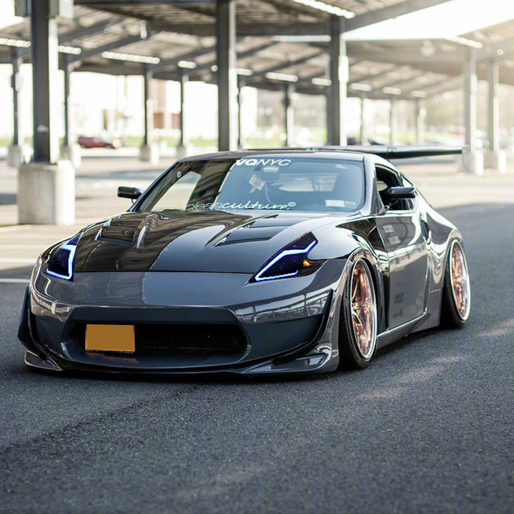 TT-ABC RGB ヘッドライト 2008-2020 日産 370z フェアレディ Z34 用