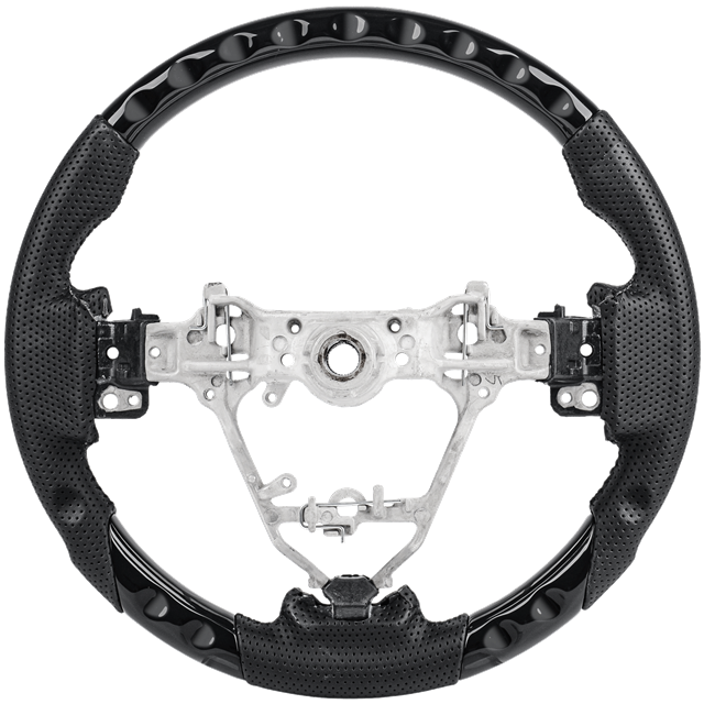2013-2018 Toyota RAV4 With Black Perforated leather Steering Wheel