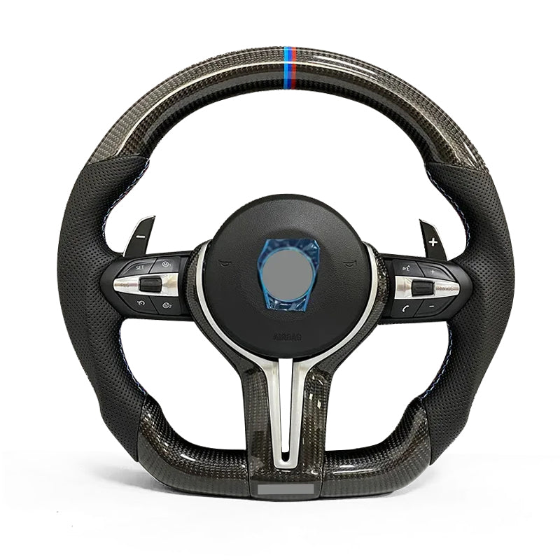 Carbon fiber Steering Wheel for BMW F30 F32 F10 F20 F07 F01 E46 E60 E90 M3 M5 M7 steering wheel-BMW-TT-ABC