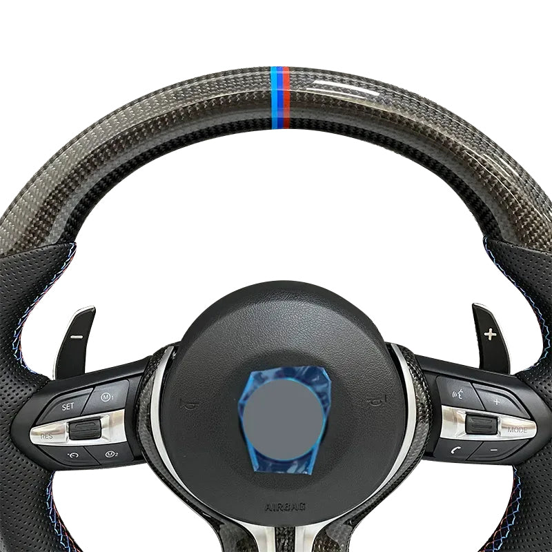 Carbon fiber Steering Wheel for BMW F30 F32 F10 F20 F07 F01 E46 E60 E90 M3 M5 M7 steering wheel-BMW-TT-ABC