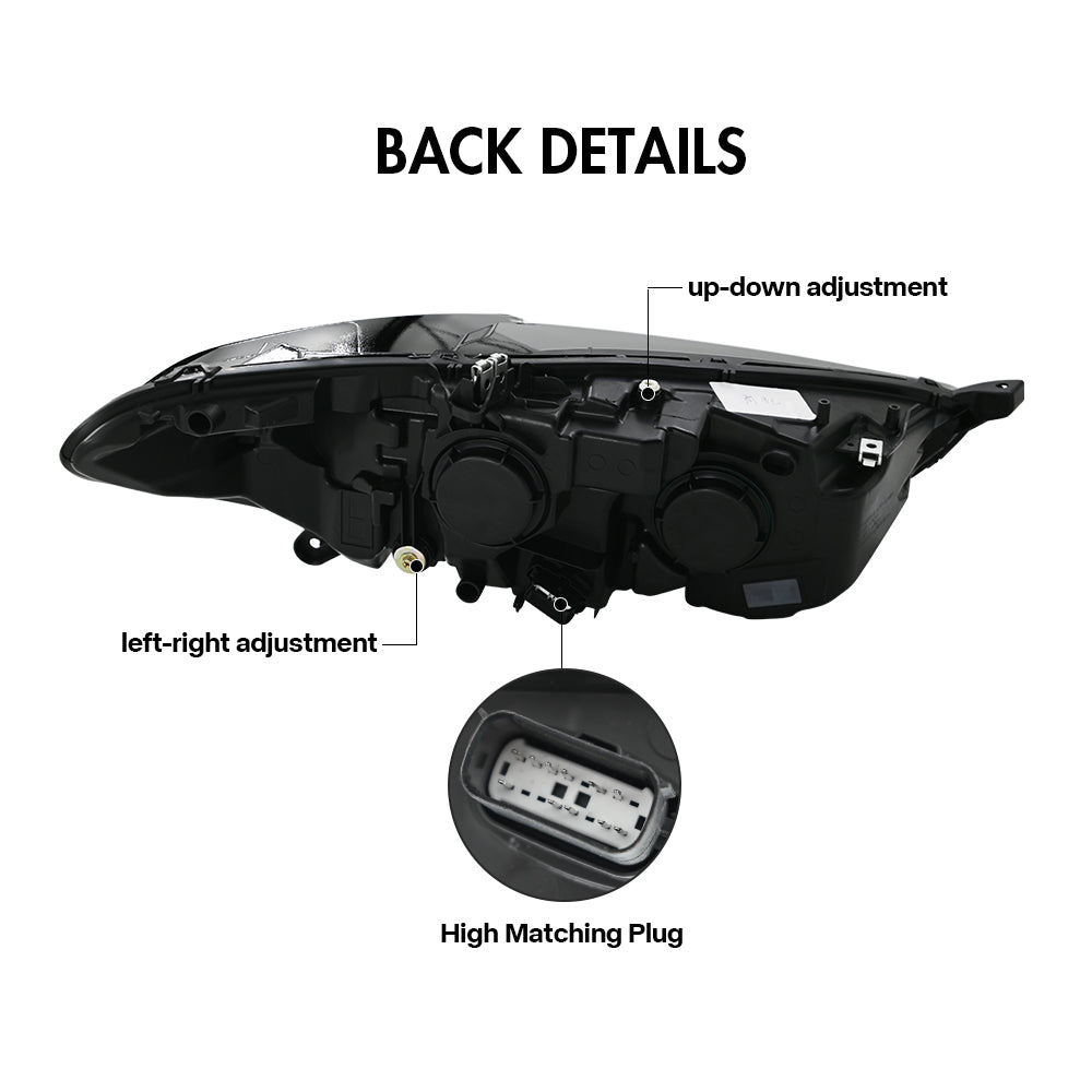 Demon Eye Headlights For Ford Fusion Mondeo 2013-2016 American version halogen headlights-Ford-TT-ABC