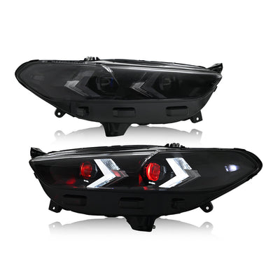 Phares Demon Eye pour Ford Fusion Mondeo 2013-2016, version américaine, phares halogènes