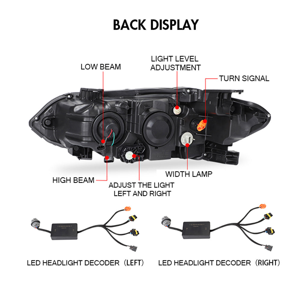 Devil Eye Headlight for 2022-2024 Honda Civic 11th Gen LED Projector Sequential Headlights-Honda-TT-ABC