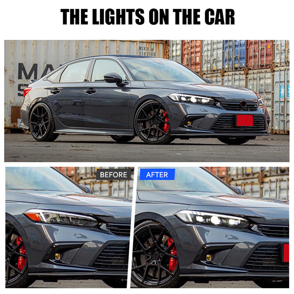 Devil Eye Headlight for 2022-2024 Honda Civic 11th Gen LED Projector Sequential Headlights-Honda-TT-ABC