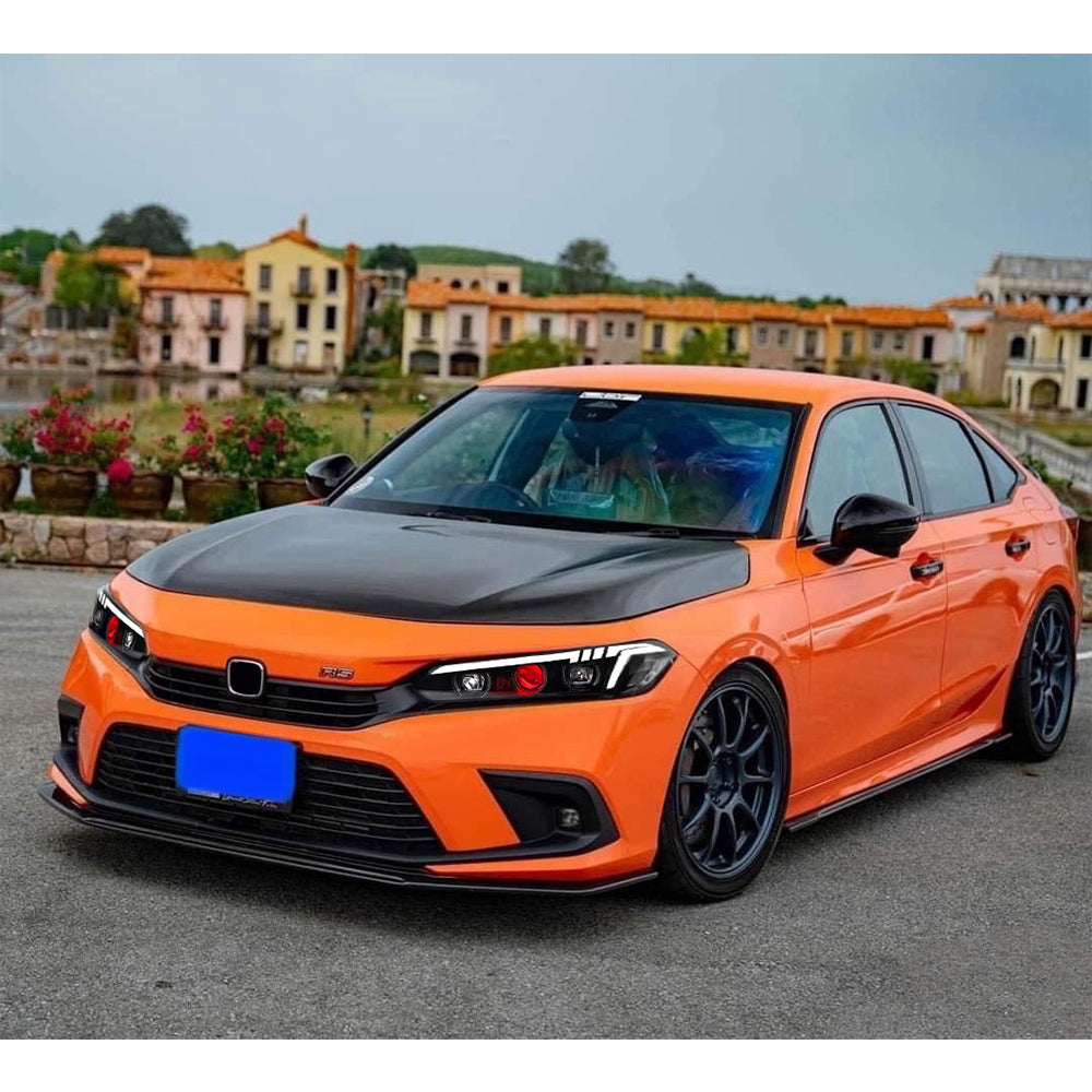 Devil Eye Headlight for 2022-2024 Honda Civic 11th Gen LED Projector Sequential Headlights
