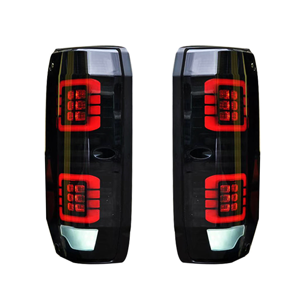 TT-ABC - LED Tail Lights For Toyota Land Cruiser LC76 1984-2021 Rear Lamp Assembly (Smoked/Red)-Toyota-TT-ABC-TT-ABC