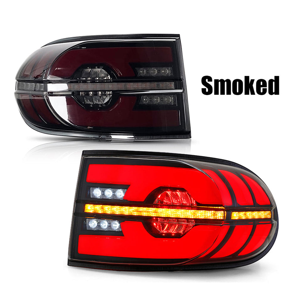 TT-ABC - For Toyota FJ Cruiser 2006-2020 LED Tail Lights Assembly (Clear/smoke)-Toyota-TT-ABC-42.5*37.5*21-Smoked-TT-ABC