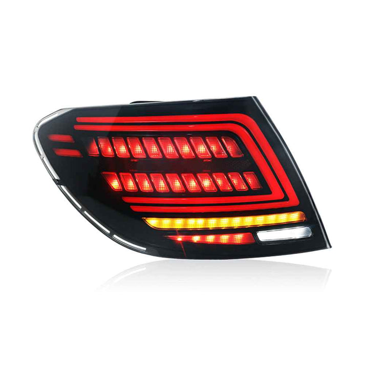For 2007-2014 Mercedes-BENZ W204 C180 C200 C260 C300 Led Tail lights ...
