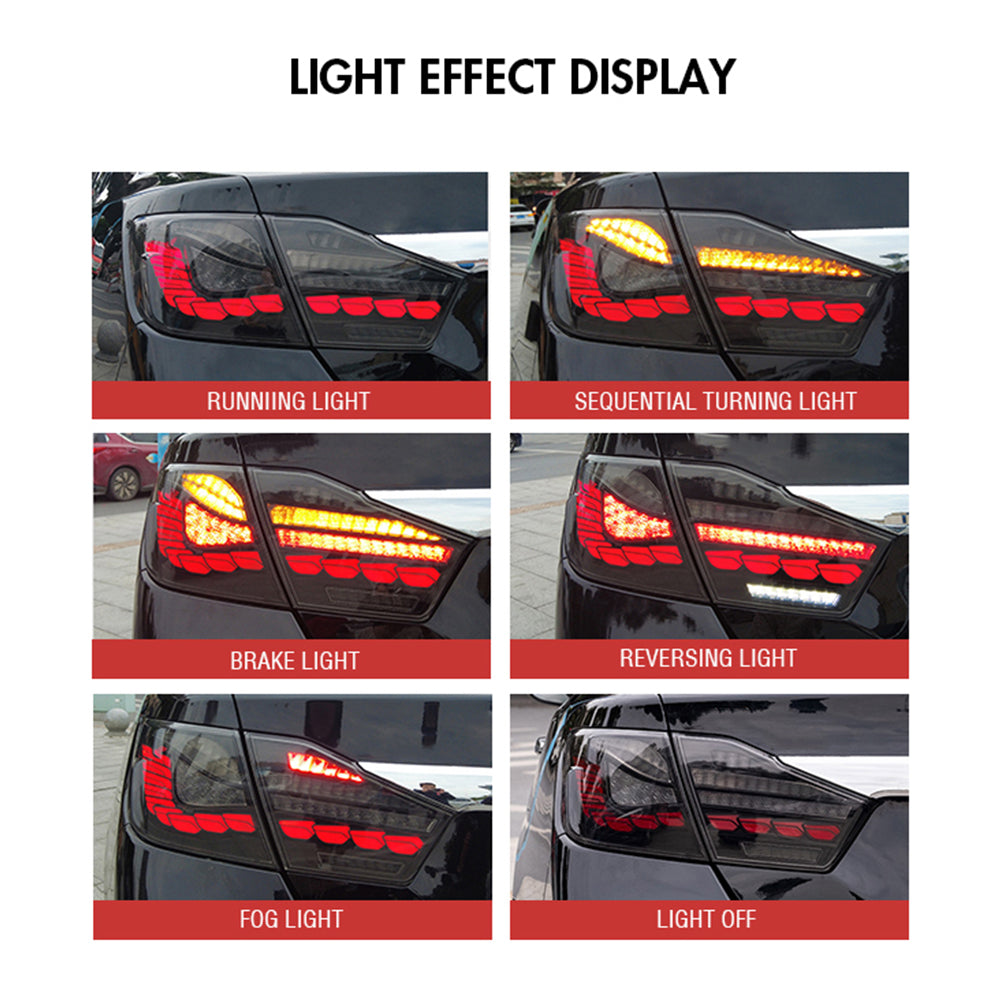 TT-ABC - For Toyota Camry 2012-2014 Running Lamp Brake Reverse Turn Signal Tail Lights-Toyota-TT-ABC-53*43.5*25-Somked-TT-ABC