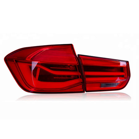 TT-ABC - LED Sequential Tail Lights For BMW F30 F35 320i 328i 335i 2013-2018 (Smoked/Red)-BMW-TT-ABC-TT-ABC