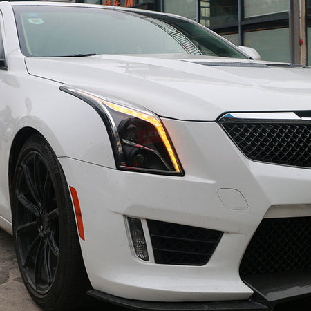 TT-ABC - Led Headlights For 2013-2019 Cadillac ATS ATS-L-Cadillac-TT-ABC-74*47*35-TT-ABC