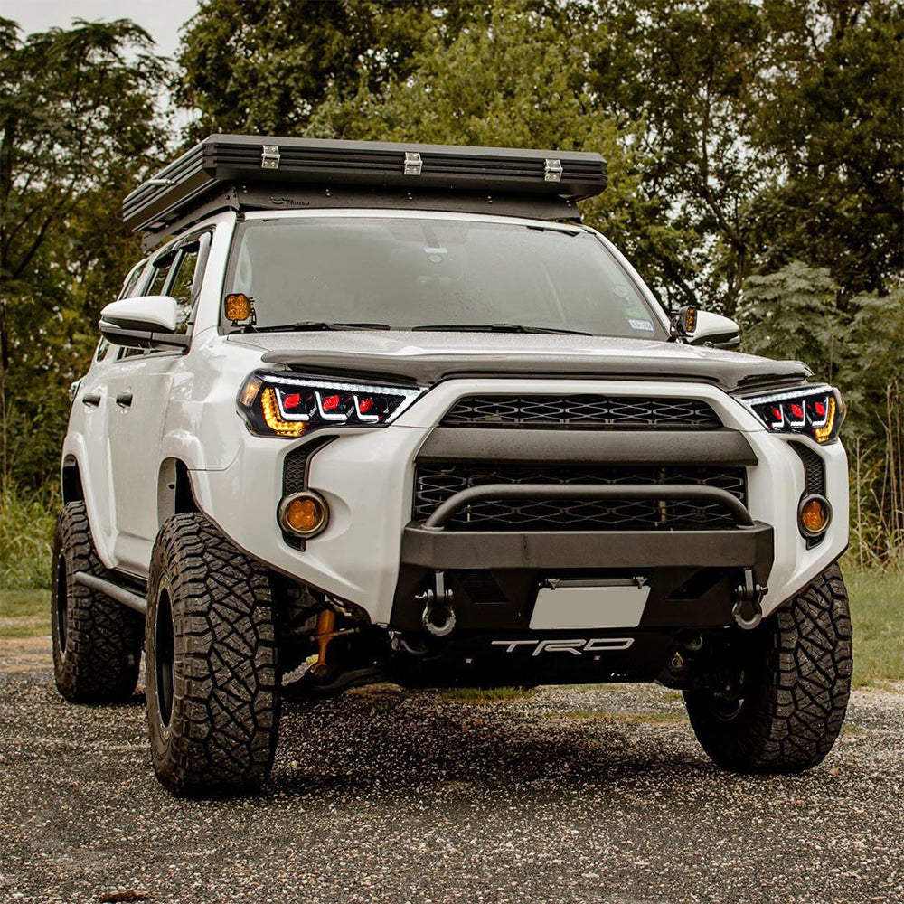 For 2014-2022 Toyota 4Runner Led Headlights (White/Devil Eyes)-Toyota-TT-ABC