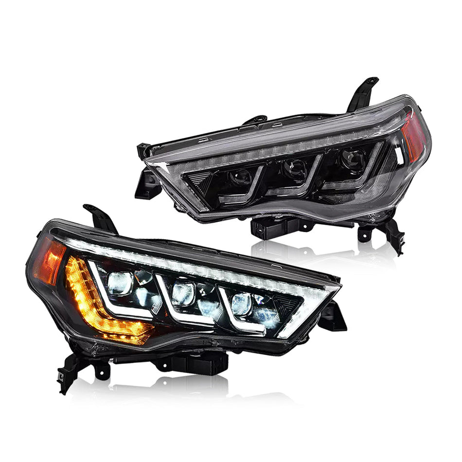 For 2014-2022 Toyota 4Runner Led Headlights (White/Devil Eyes)-Toyota-TT-ABC