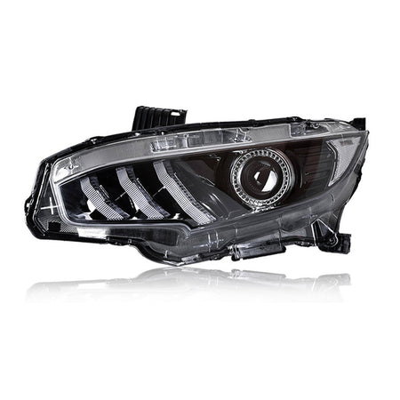 TT-ABC - For 2016-2020 honda civic headlamp replacement (Mustang design)-Honda-TT-ABC-69*58*30-TT-ABC