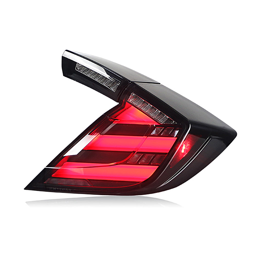 TT-ABC - For 2016-2021 Honda Civic Hatchback Tail lights (Smoked/Clear)-Honda-TT-ABC-59*42.5*32-Clear-TT-ABC