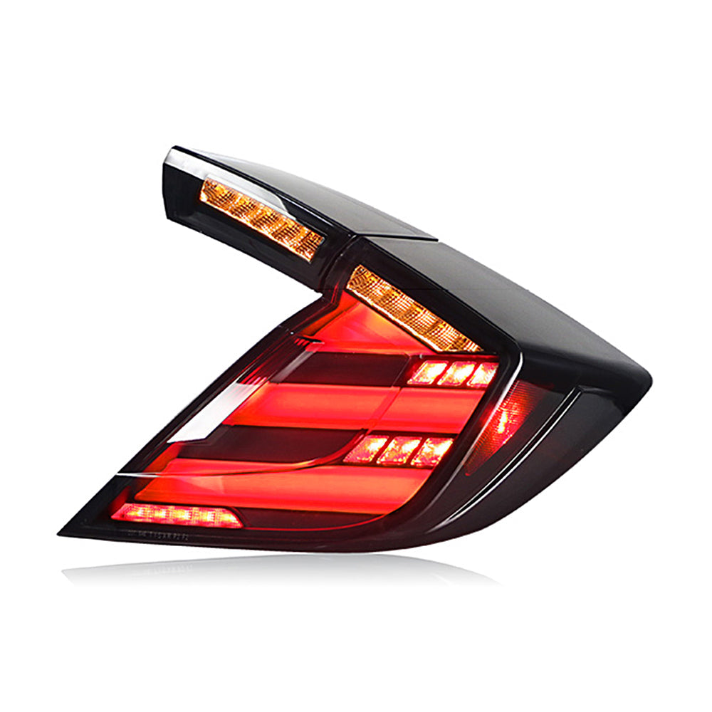 TT-ABC - For 2016-2021 Honda Civic Hatchback Tail lights (Smoked/Clear)-Honda-TT-ABC-59*42.5*32-Smoked-TT-ABC