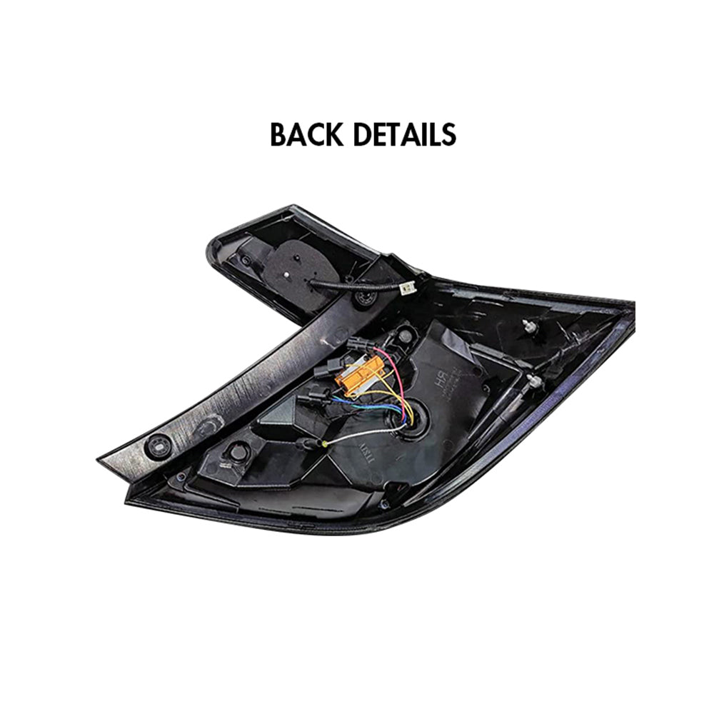 TT-ABC - For Honda Civic hatchback two compartments 2016-2021 Tail light-Honda-TT-ABC-59*43*33-TT-ABC