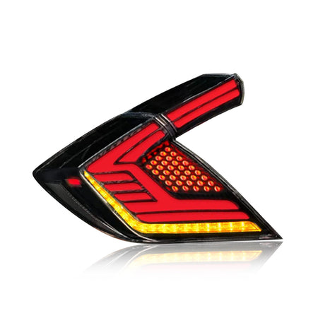 TT-ABC - For Honda Civic hatchback two compartments 2016-2021 Tail light-Honda-TT-ABC-59*43*33-TT-ABC