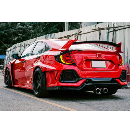 TT-ABC -LED Black Tail Lights For Honda Civic 2016-2021-Honda-TT-ABC-63*39.5*32-TT-ABC