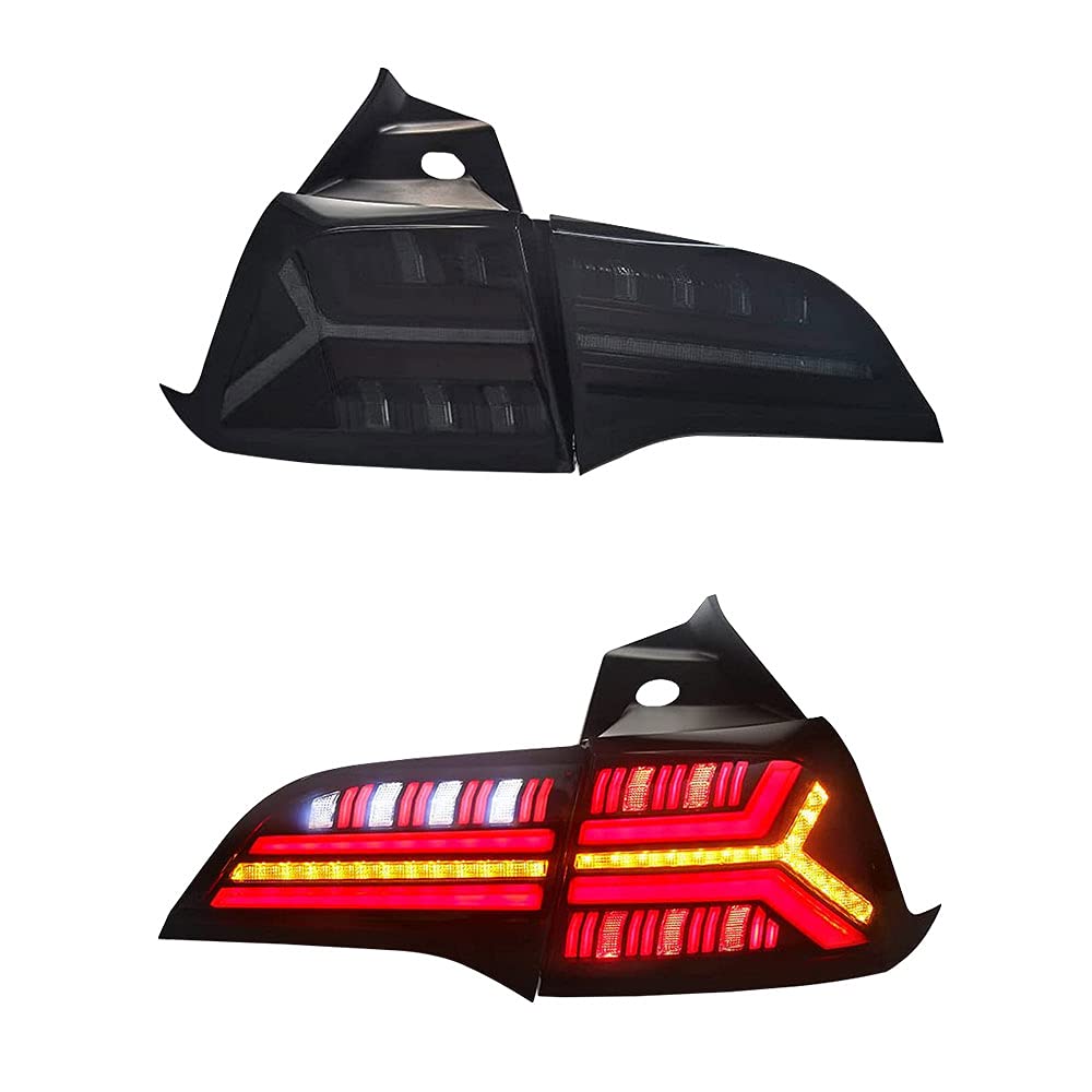 For 2017 2018 2019 2020 Tesla Model 3 Model Y Led Tail Lights-Tesla-TT-ABC