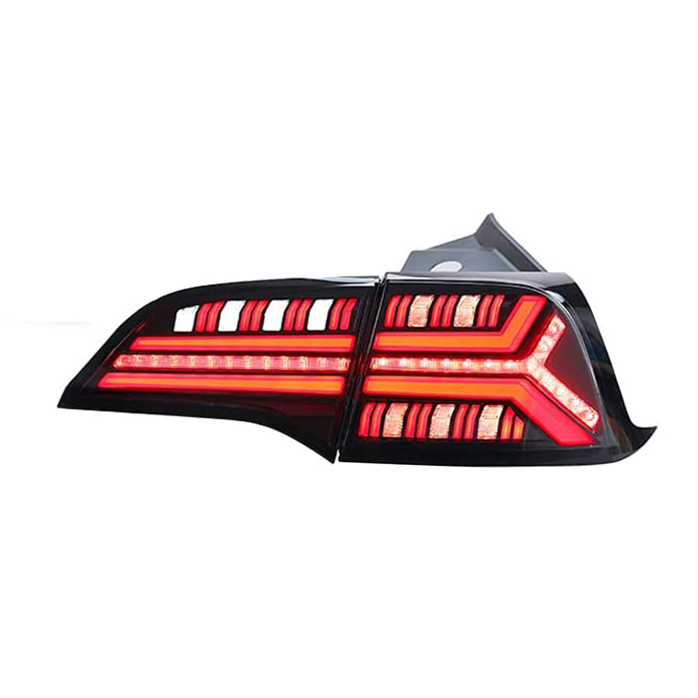 TT-ABC - LED Tail Lights For Tesla Model 3 Model Y 2017-2022 Eagle Rear Lamps-Tesla-TT-ABC-57*34*26-Smoked-TT-ABC