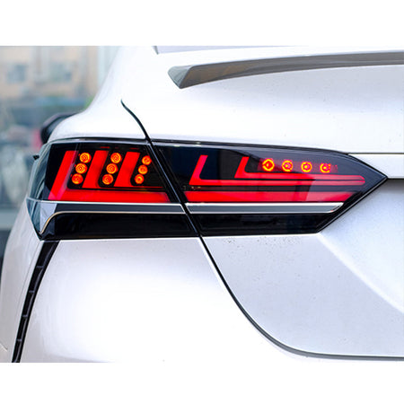 TT-ABC - Led Tail Lights For Toyota Camry 2018-2021 Rear Lamps Start-up Animation Sequential Breathing Turn Signal Replace OEM Dynamic Assembly-Toyota-TT-ABC-TT-ABC