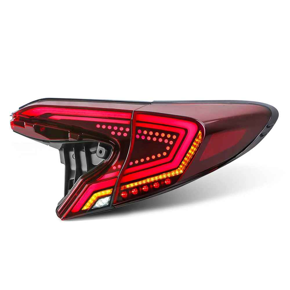 For 2018-2020 Toyota CHR/C-HR LED Somked/Red Tail Lights (NOT For 2021 C-HR GR Sport Models) - TT-ABC