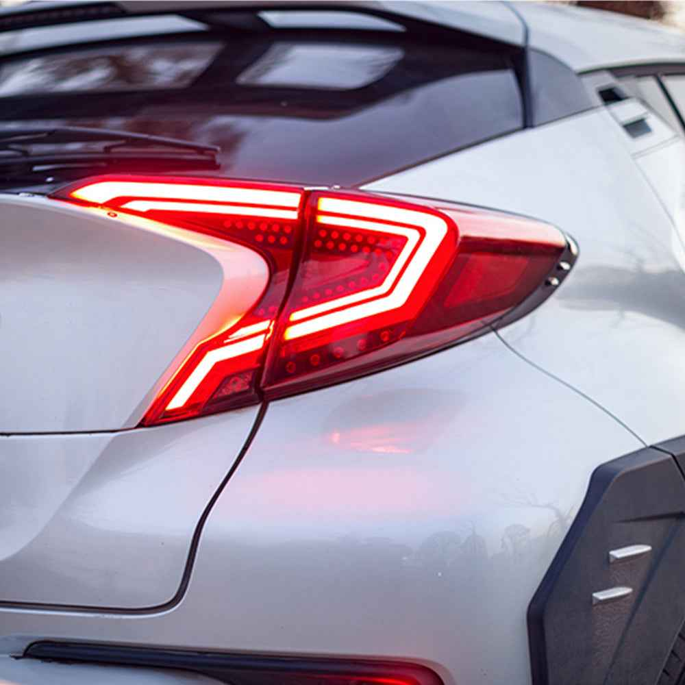 For 2018-2020 Toyota CHR/C-HR LED Somked/Red Tail Lights (NOT For 2021 C-HR GR Sport Models) - TT-ABC
