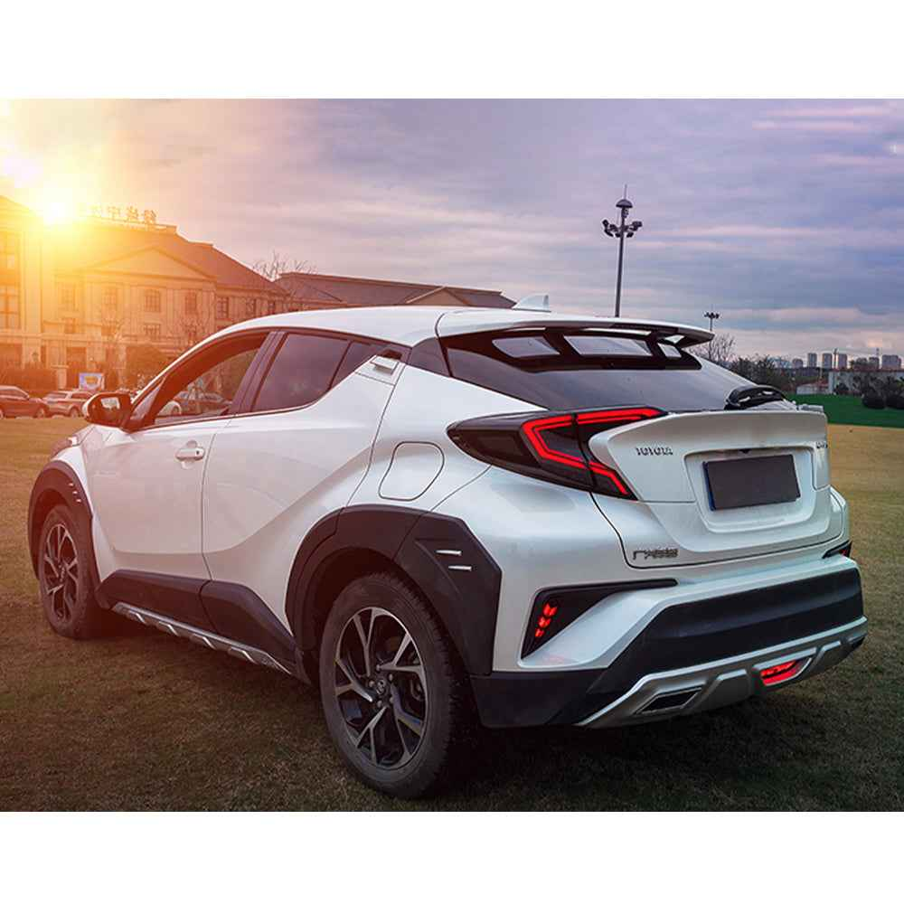 For 2018-2020 Toyota CHR/C-HR LED Somked/Red Tail Lights (NOT For 2021 C-HR GR Sport Models) - TT-ABC