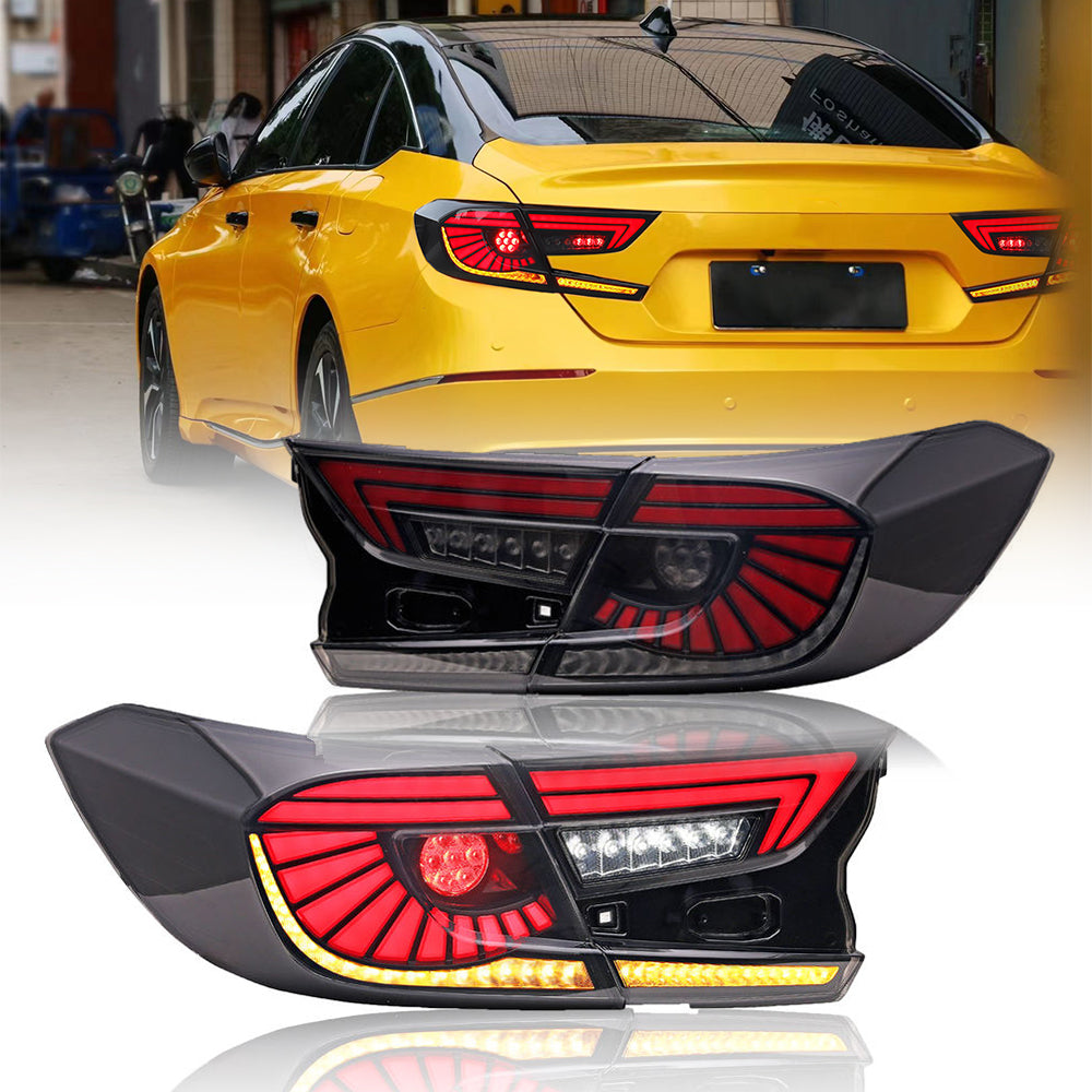 For 2018-2021 Honda Accord 10th Gen Led Tail Lamp-Honda-TT-ABC