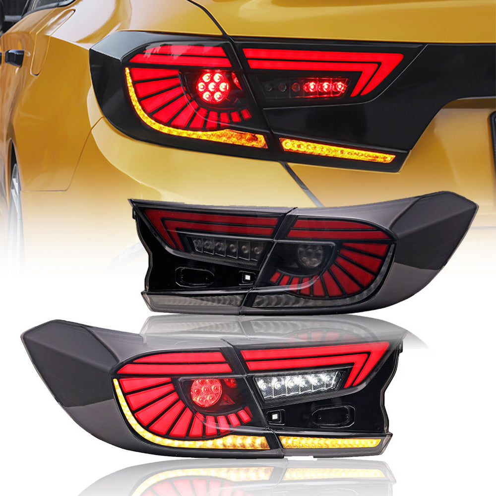 For 2018-2021 Honda Accord 10th Gen Led Tail Lamp-Honda-TT-ABC