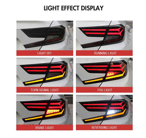 For 2018-2021 Honda Accord 10th Gen Smoke Tail Lights - TT-ABC