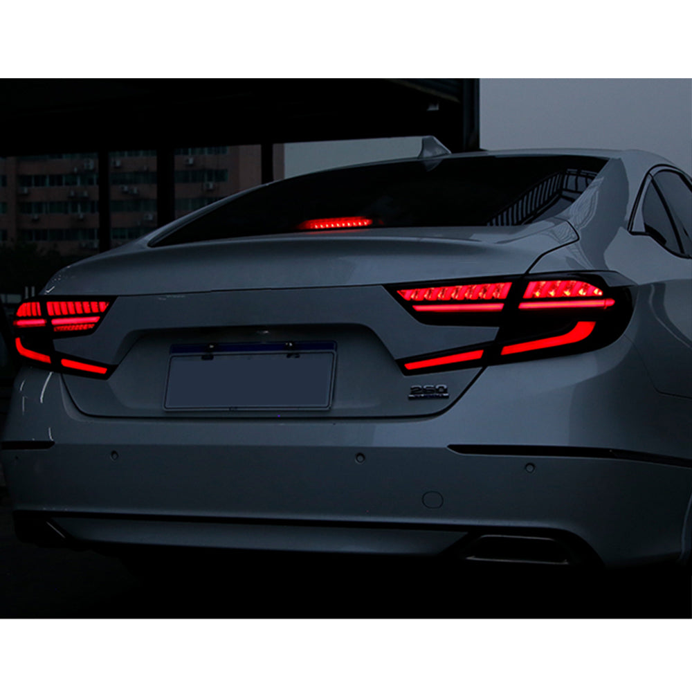 TT-ABC - For 2018-2021 Honda Accord Led Smoked Tail Lights-Honda-TT-ABC-56*49*27-TT-ABC