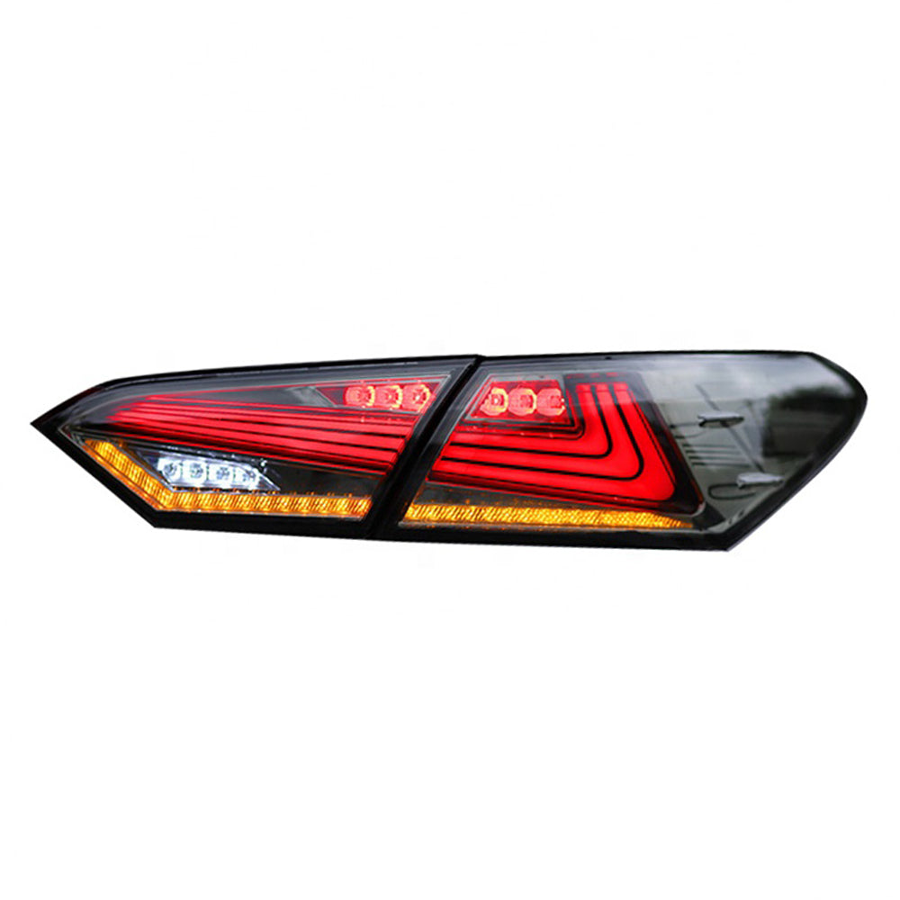 TT-ABC - Smoked Led Taillights For Toyota Camry 2018-2021 Rear Lamps Start-up Animation-Toyota-TT-ABC-TT-ABC