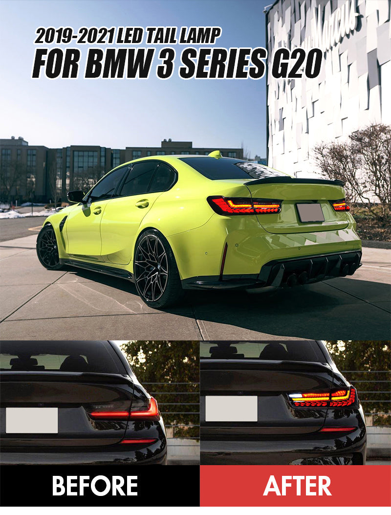 For 2019-2021 BMW 3 Series G20 G80 M3 GTS Led tail lights With