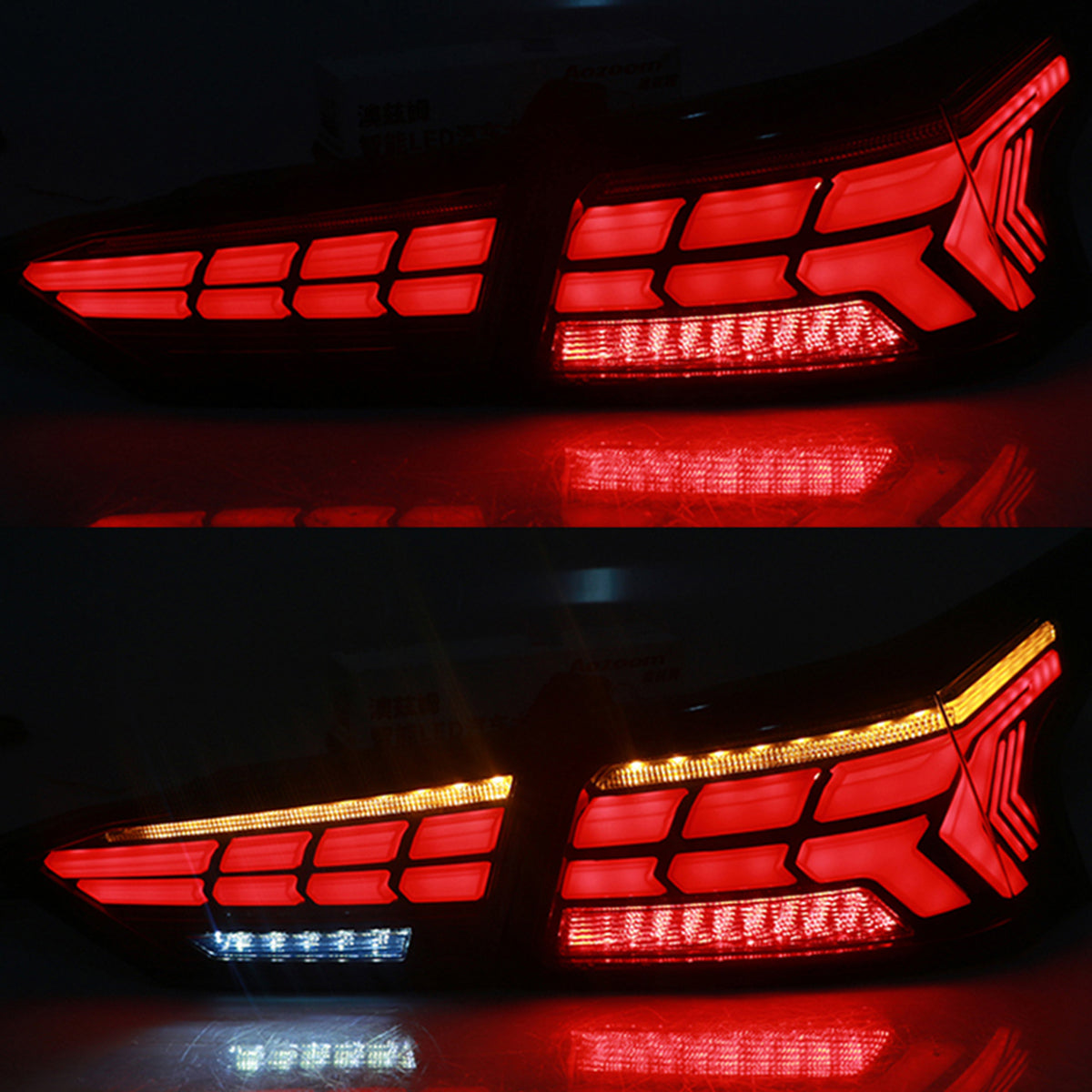 TT-ABC - LED Tail Lights Fit For 2019-2021 Nissan Altima Start-up Animation(Smoke/Red)-Nissan-TT-ABC-TT-ABC