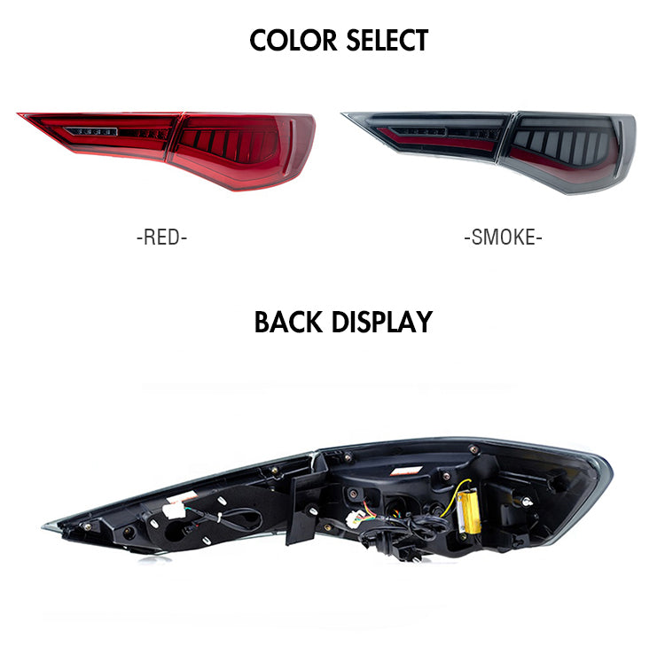 TT-ABC - LED Tail Light For Nissan Sylphy Sentra Pulsar 2019-2021 Start Up Animatio (Smoked/Red)-Nissan-TT-ABC-TT-ABC