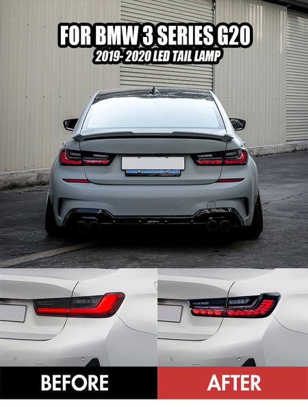 TT-ABC -LED Tail Lights For 2019-2022 BMW G20 G80 M3 3 Series Red Start Up Animation-BMW-TT-ABC-TT-ABC