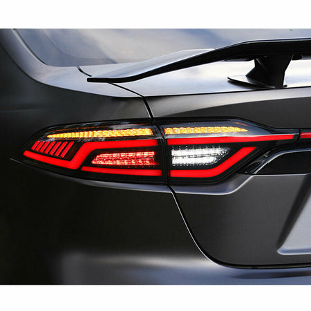 TT-ABC - LED For Tail Lights & Middle Lamps Toyota US Corolla 2020-2021 Smoked/Red Sequential Breathing Turn Signal Replace OEM Dynamic Rear Lamps-Toyota-TT-ABC-TT-ABC