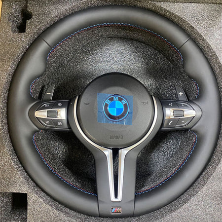 High Quality Leather Steering Wheel for BMW F30 F32 F10 F20 F07 F01 E46 E60 E90 M3 M5 M7 steering wheel-BMW-TT-ABC