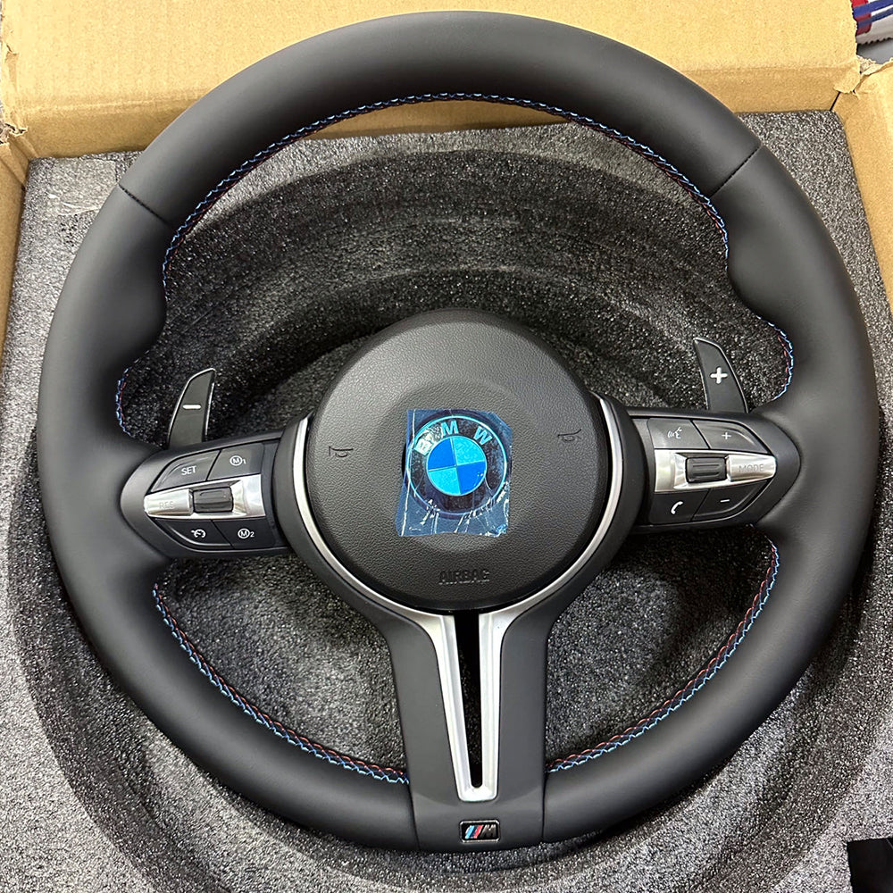 High Quality Leather Steering Wheel for BMW F30 F32 F10 F20 F07 F01 E46 E60 E90 M3 M5 M7 steering wheel-BMW-TT-ABC